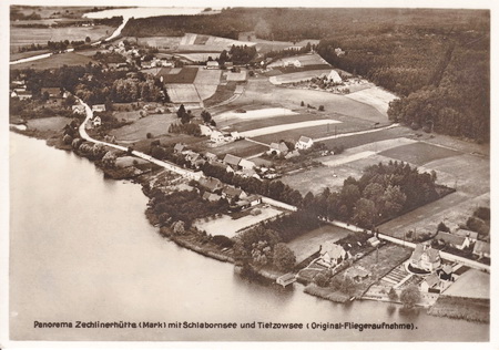 Historisches Luftbild von Zechlinerhütte